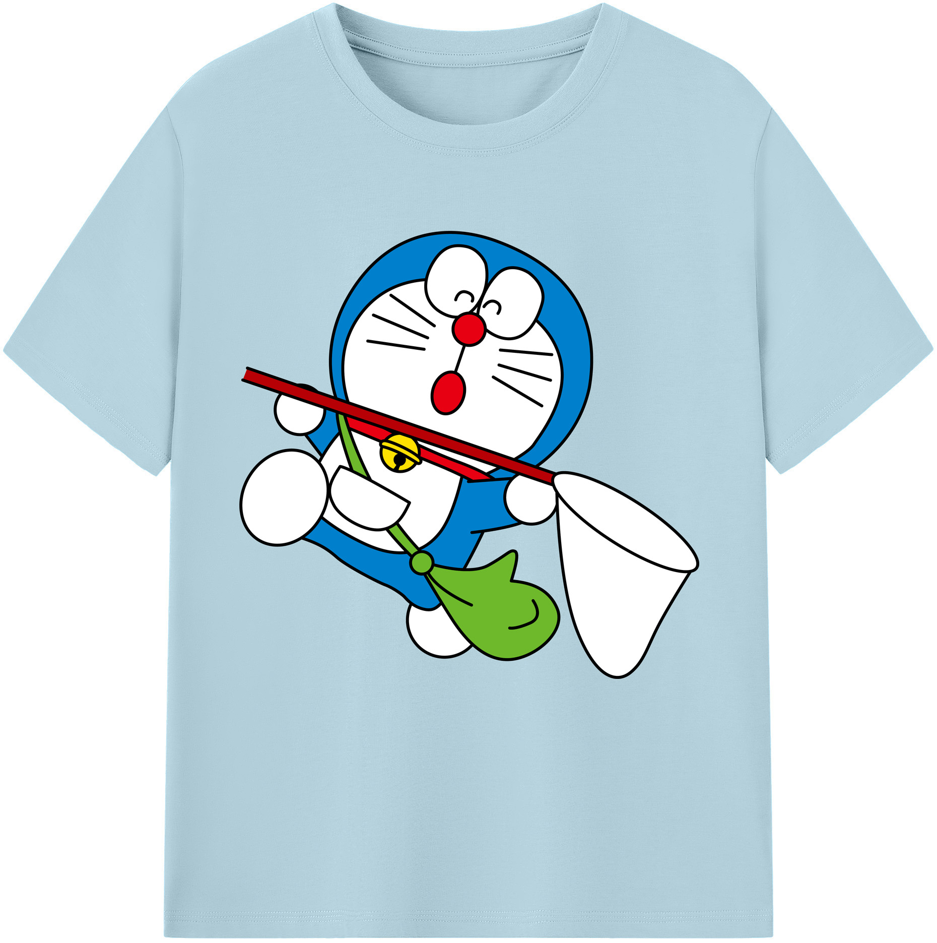 （画像用） ドラえもん Doraemon 綿100％半袖Tシャツ（フロントプリント）